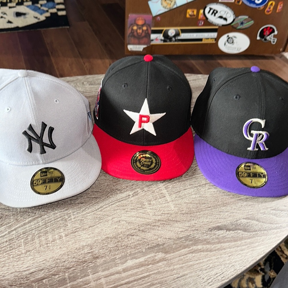 Fitted new era hats 7 3/8